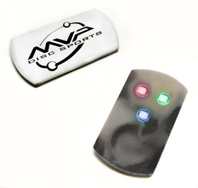 MVP Disc Sports Tri-Lite clip design enables quick and secure attachment to a disc rim
