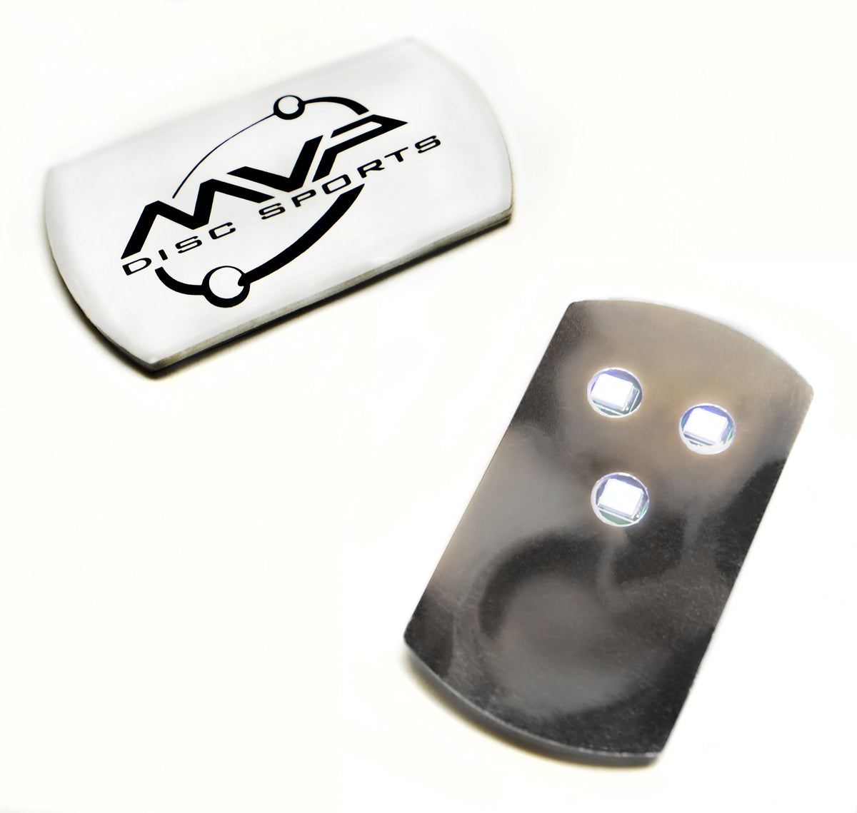 MVP Disc Sports Tri-Lite lights demonstrate auto color cycle for training
