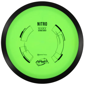 MVP Disc Sports Neutron Nitro distance driver front view for powerful throws.