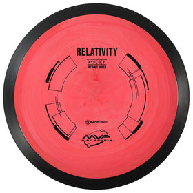 MVP Disc Sports Neutron Relativity front view shows premium plastic for reliable distance drives.