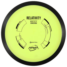 MVP Disc Sports Relativity speed and glide emphasize long-distance potential.