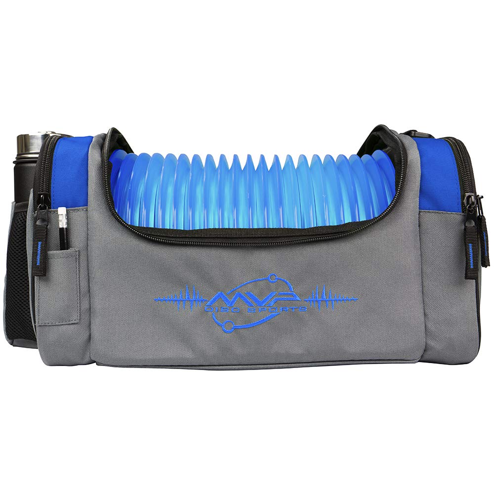 MVP Disc Sports Nucleus bag capacity with roomy storage for discs