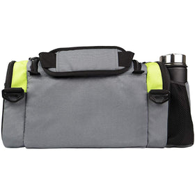 MVP Nucleus lime bag, rigid hard shell bottom protects gear during transport