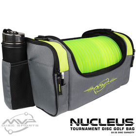 MVP Nucleus lime bag, padded walls and strap for comfortable carrying