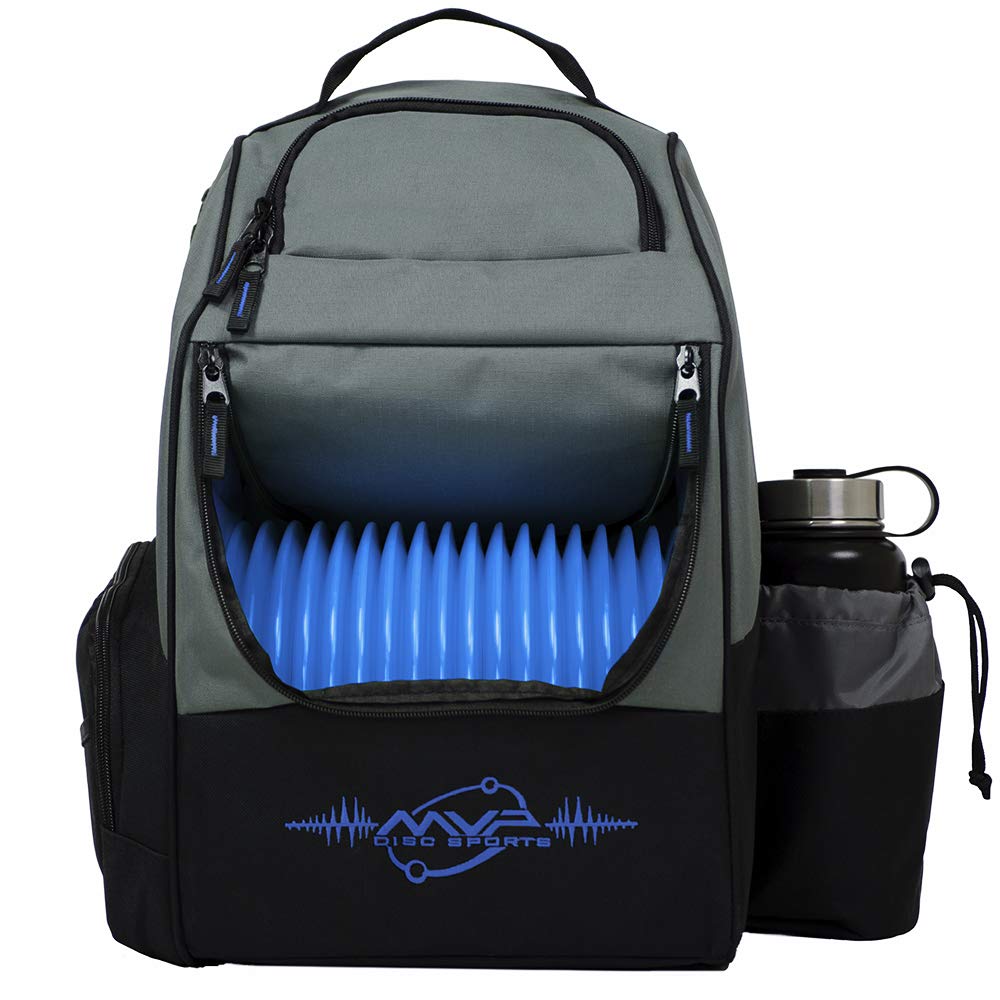 MVP Disc Sports Shuttle backpack front view highlights spacious main storage.