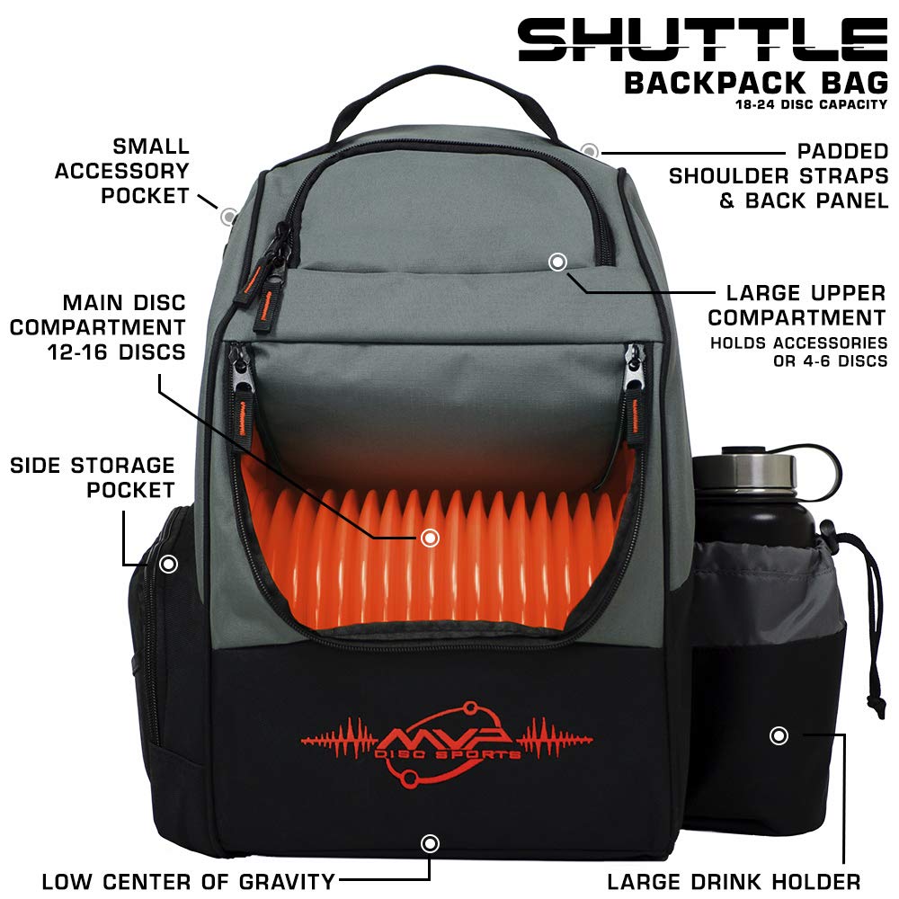 MVP Shuttle side pocket view showing quick-access storage for keys and phone.