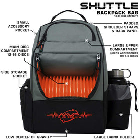 MVP Shuttle side pocket view showing quick-access storage for keys and phone.