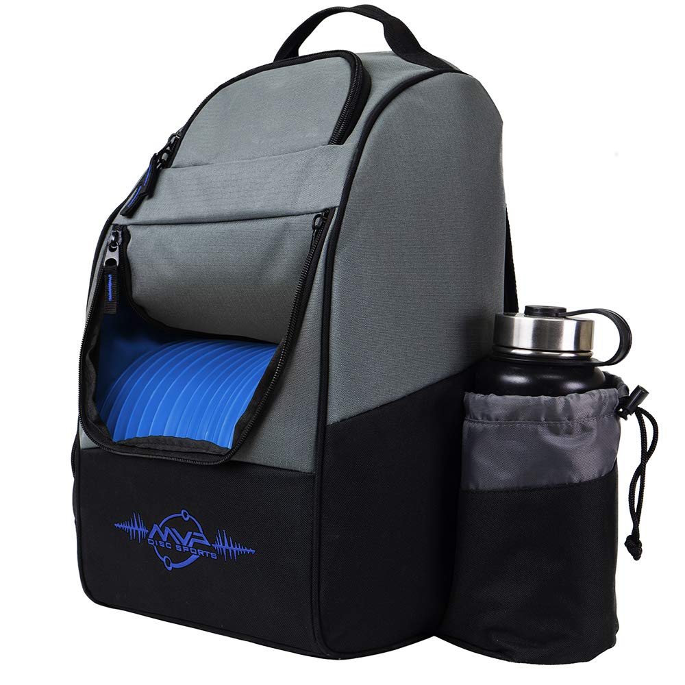 MVP Disc Sports Shuttle top-loading compartment holds 18+ discs.
