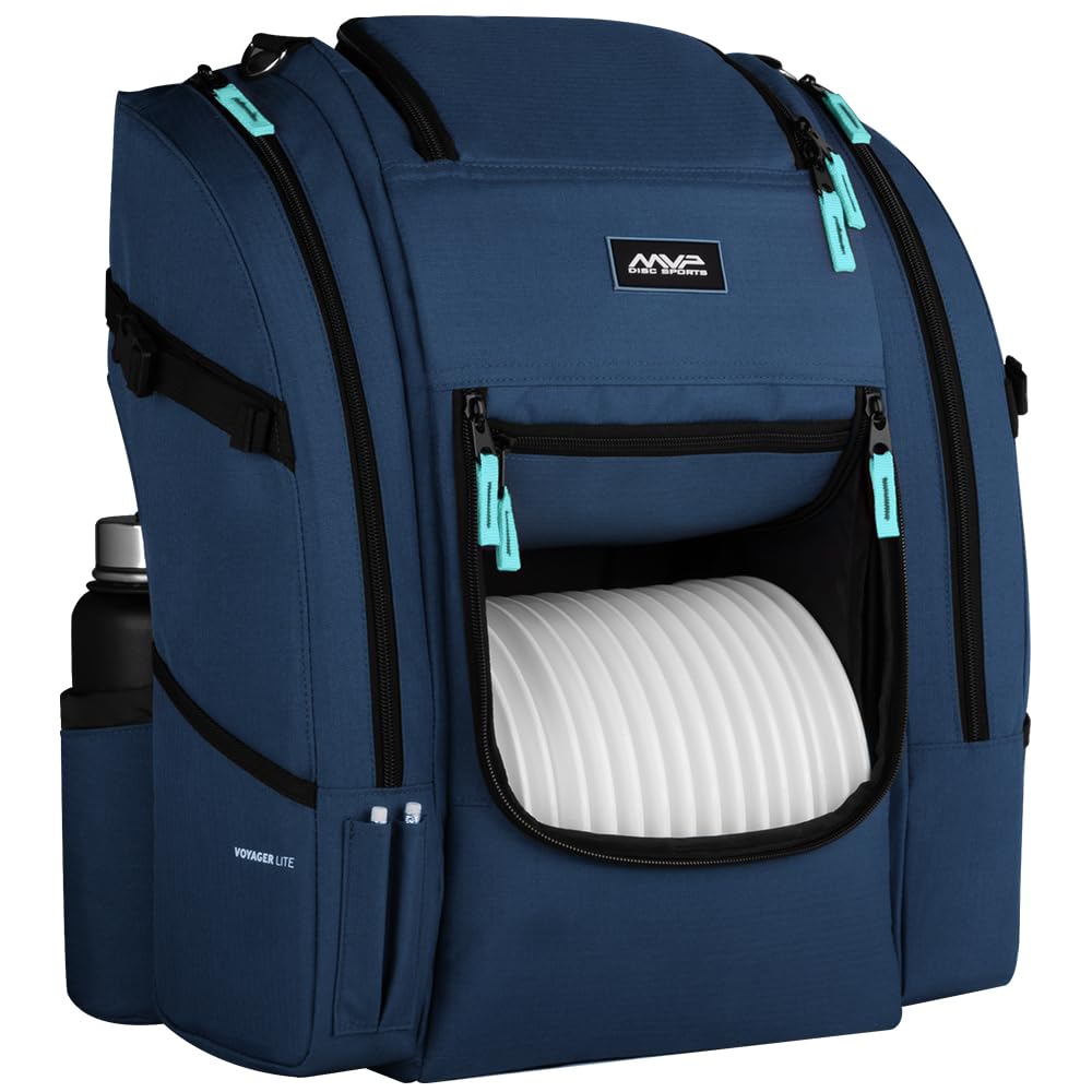 MVP Disc Sports Voyager Lite back view with chest strap for stability.