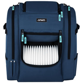 MVP Disc Sports Voyager Lite front view showing cushioned back panel for comfort.