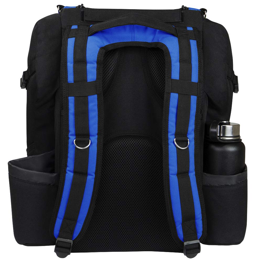 Back panel padding supports long days on the course.