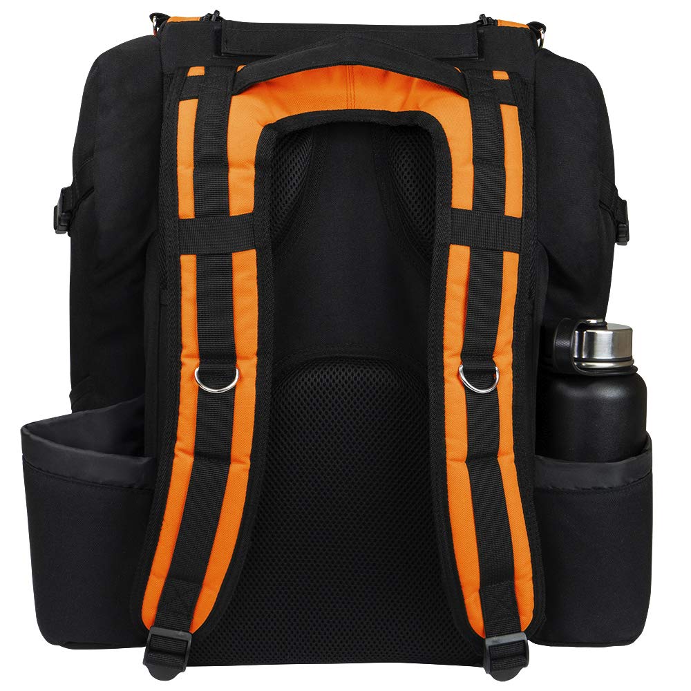 MVP Disc Sports Voyager Lite padded straps, comfortable carry during long rounds.