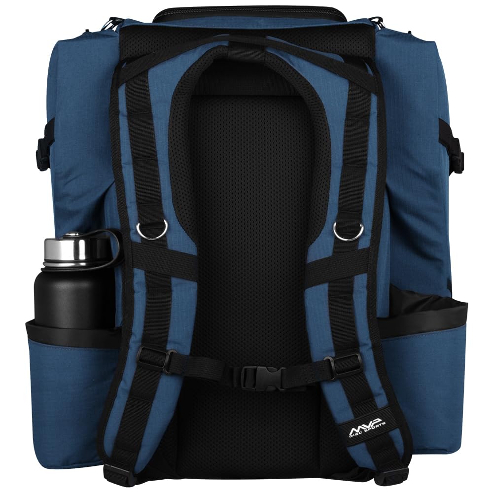 MVP Disc Sports Voyager Lite top compartment ready for putters and extras.