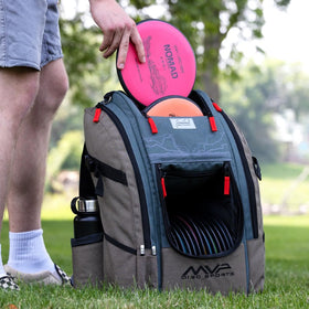 James Conrad Voyager Slim Backpack from MVP for competitive rounds and practice.