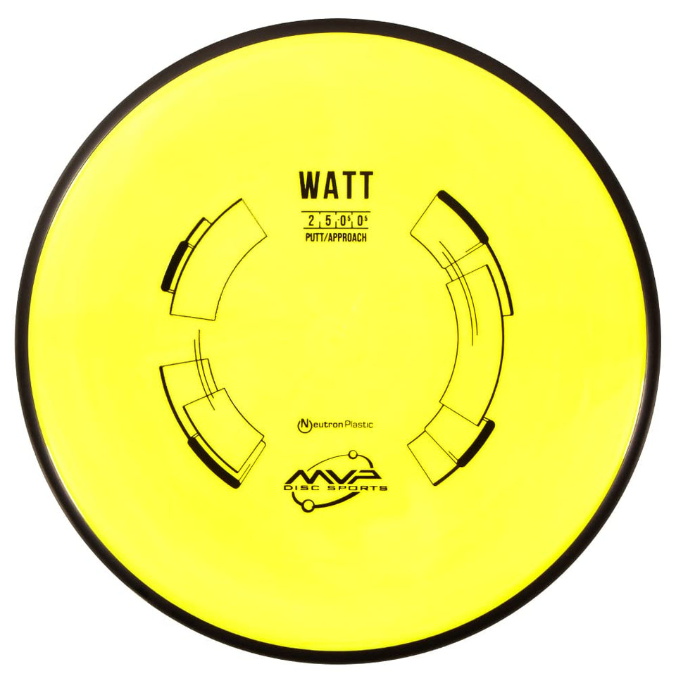 MVP Disc Sports Watt putter with deep profile for controlled putts.