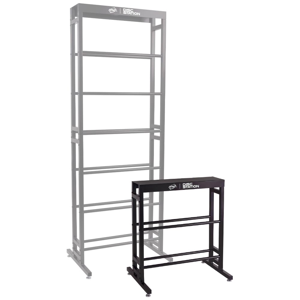 MVP Disc Station loaded with discs demonstrates high storage capacity.