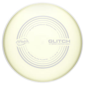 MVP Glitch Eclipse Glow 2.0 disc in flight with extended glide