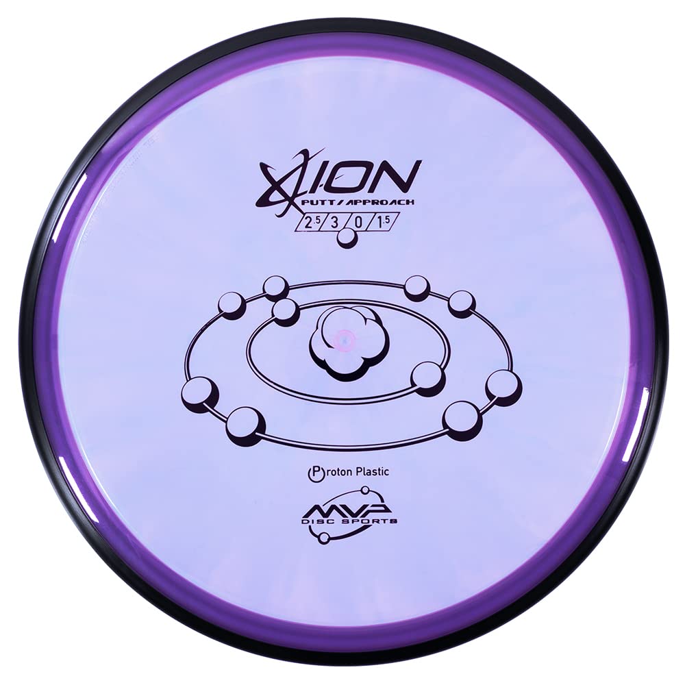 MVP Ion Proton putter front view showing stable flight for accurate putts.