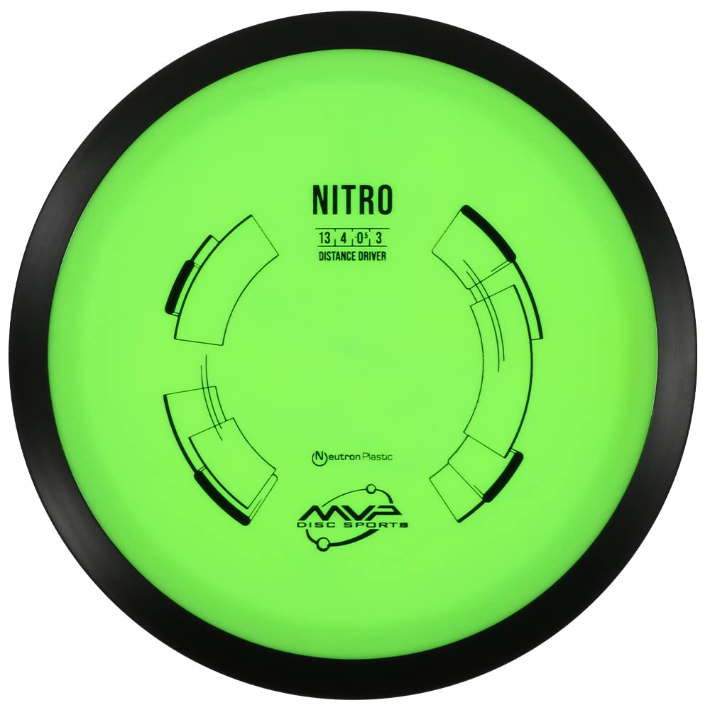 MVP Neutron Nitro disc front view for stable flight and distance