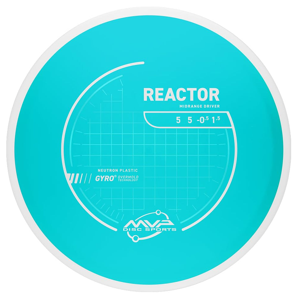 MVP Neutron Reactor midrange disc showing smooth glide for precise throws.