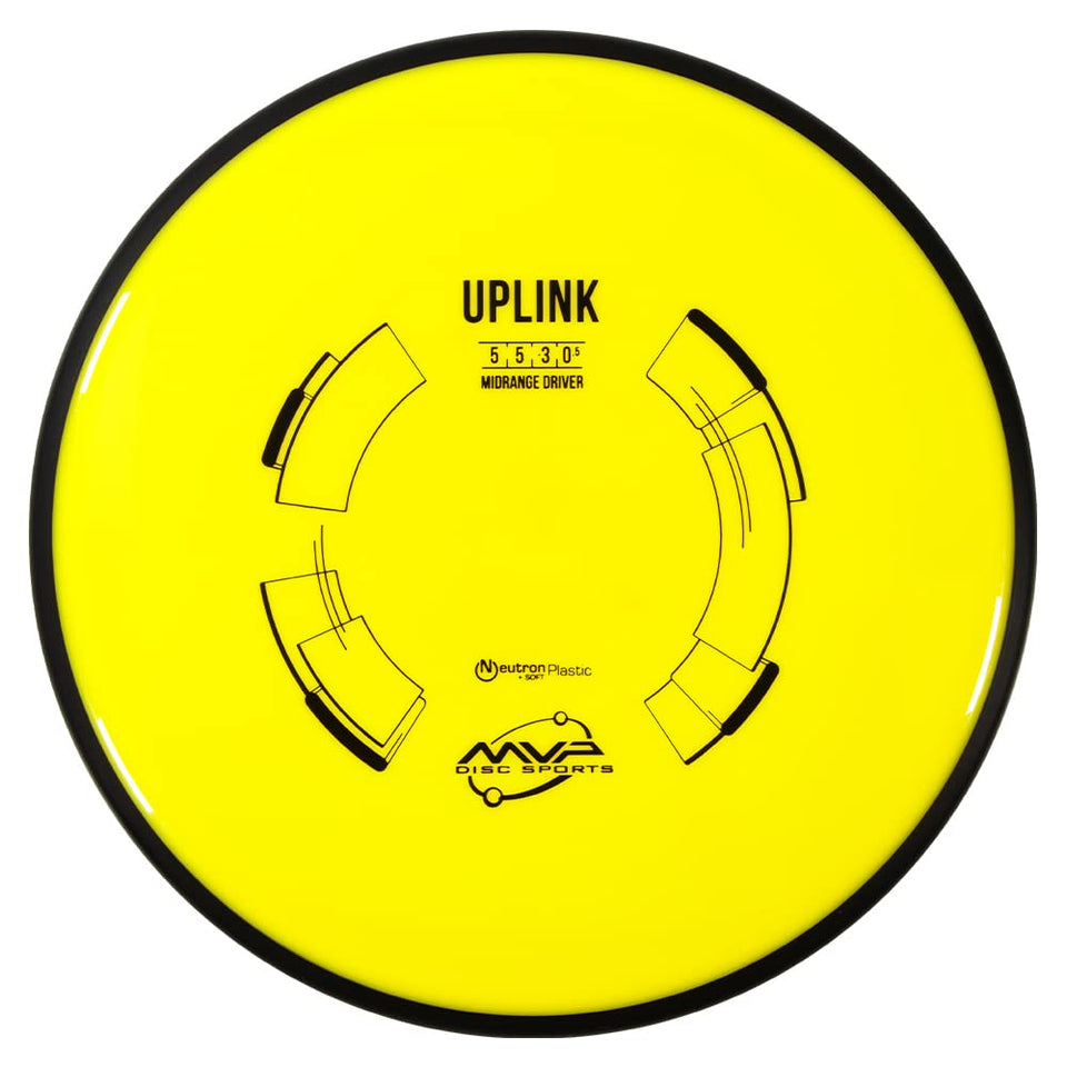MVP Neutron Uplink Soft midrange, front view, highlighting bright color and comfortable grip.