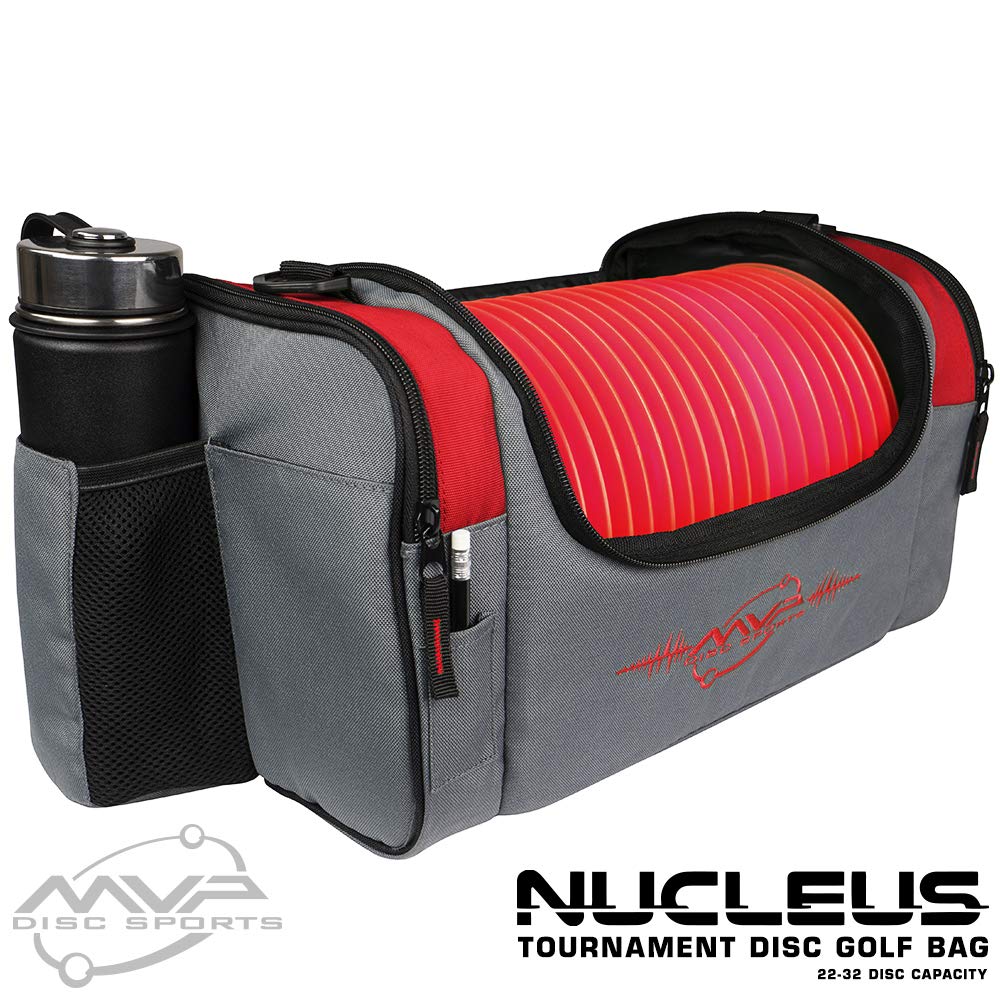 MVP Nucleus bag red cart and carry compatibility shown.