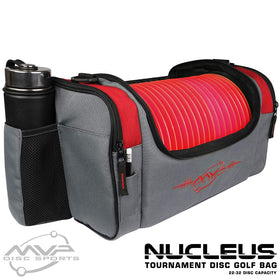 MVP Nucleus bag red cart and carry compatibility shown.