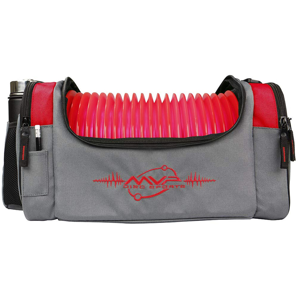 MVP Nucleus bag red outer shell emphasizes rugged field durability.