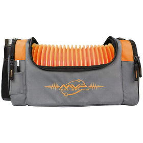 MVP Disc Sports Nucleus bag front view showing spacious capacity for rounds