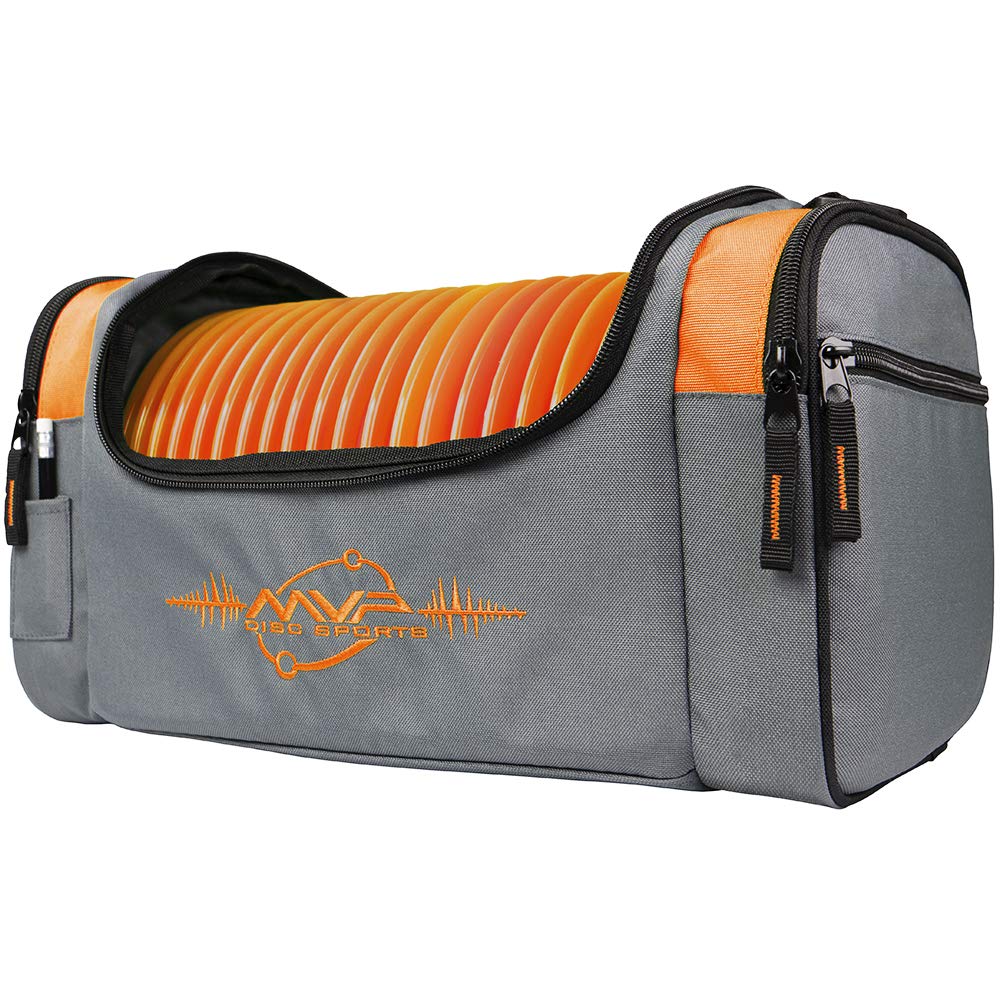 MVP Disc Sports Nucleus orange rigid-bottom design protects discs during transport