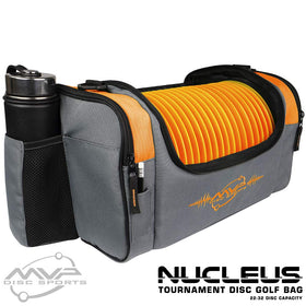 MVP Disc Sports Nucleus orange shoulder-strap option enhances comfortable carrying