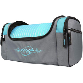 MVP Nucleus Tournament Bag Aqua putter pockets for quick access.