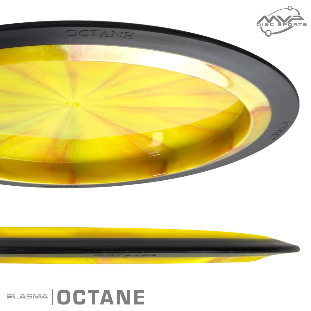 MVP Plasma Octane pearlescent plastic enhances grip and color-shifting visuals.