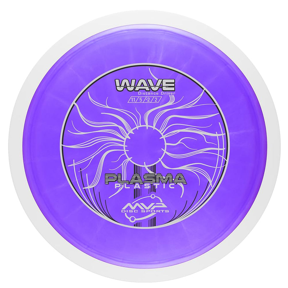 MVP Plasma Wave front view highlighting grip for long, controlled throws.