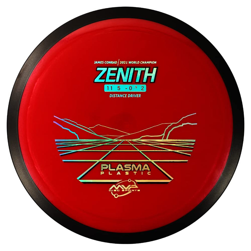 MVP Plasma Zenith James Conrad Edition in flight shows controlled distance and fade.