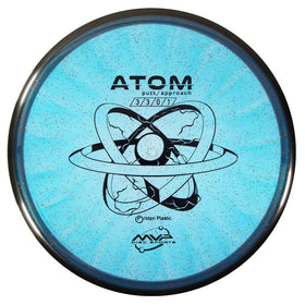 MVP Proton Atom putter – front view showing straight-flight potential for precise putts.