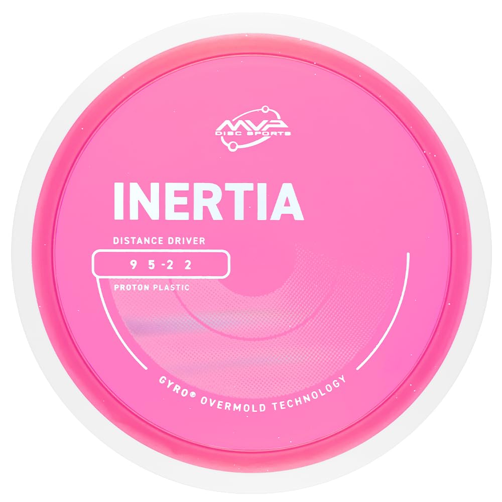 MVP Proton Inertia front view, optimized for long, understable distance throws.
