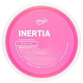 MVP Proton Inertia front view, optimized for long, understable distance throws.