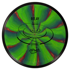 MVP Relay Cosmic Neutron color swirl highlights premium plastic and visibility