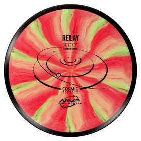 MVP Relay Cosmic Neutron disc in flight for controlled fairway precision.