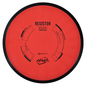 MVP Resistor Neutron front view highlights its overstable flight for consistent fades.
