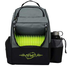 MVP Shuttle backpack front view, easy access for quick rounds.