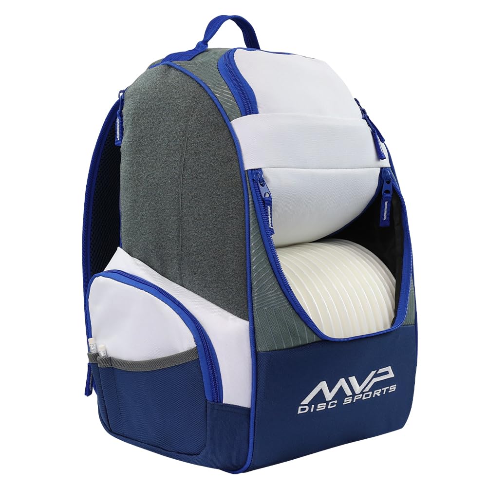 MVP Shuttle main compartment with discs, ideal for tournament rounds.