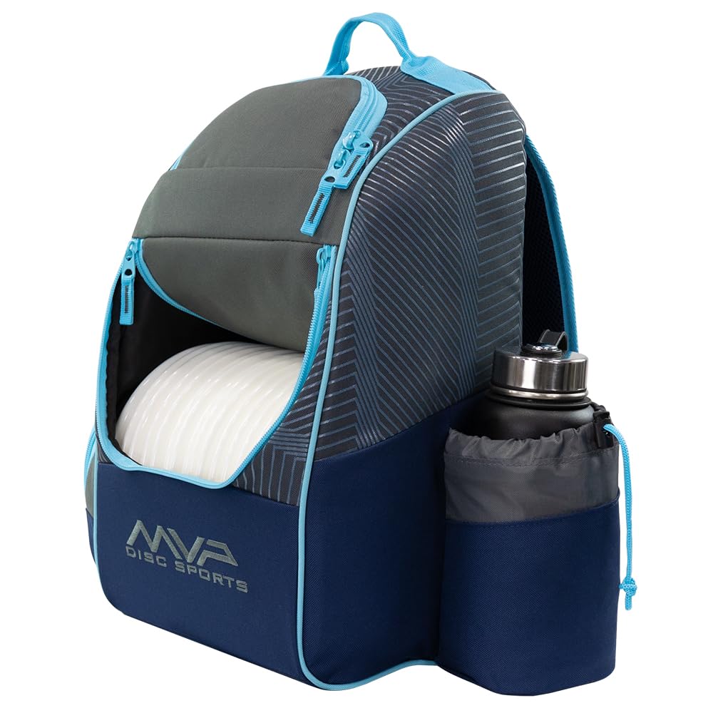 MVP Shuttle water bottle pocket keeps drinks secure between holes.
