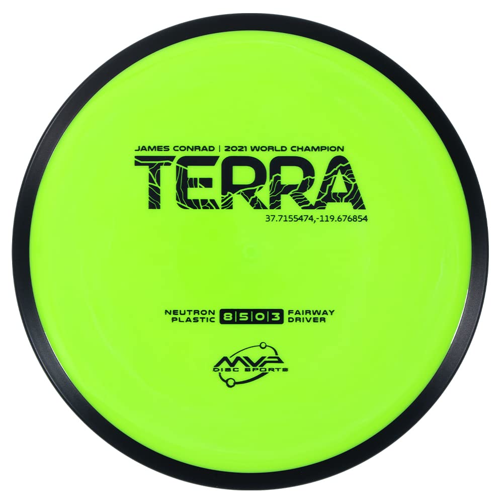 MVP Terra Neutron Edition in flight with controlled overstable fade for reliable approaches.