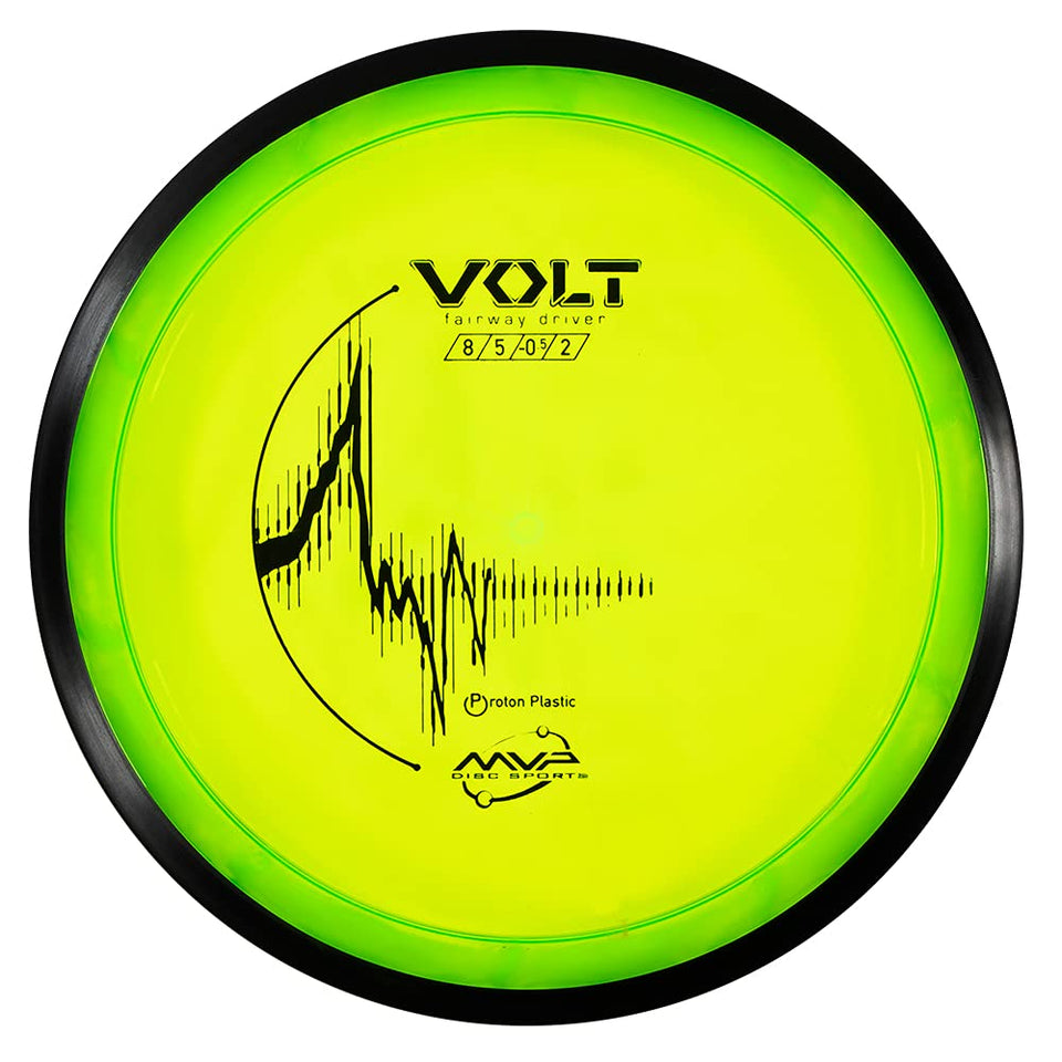 MVP Volt Proton fairway driver in hand for long, accurate placement.