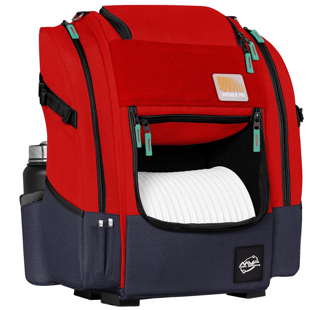 MVP Voyager Red top pouch open for easy putter access.