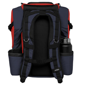 Close look at red Cordura 1000D material on MVP Voyager Slim