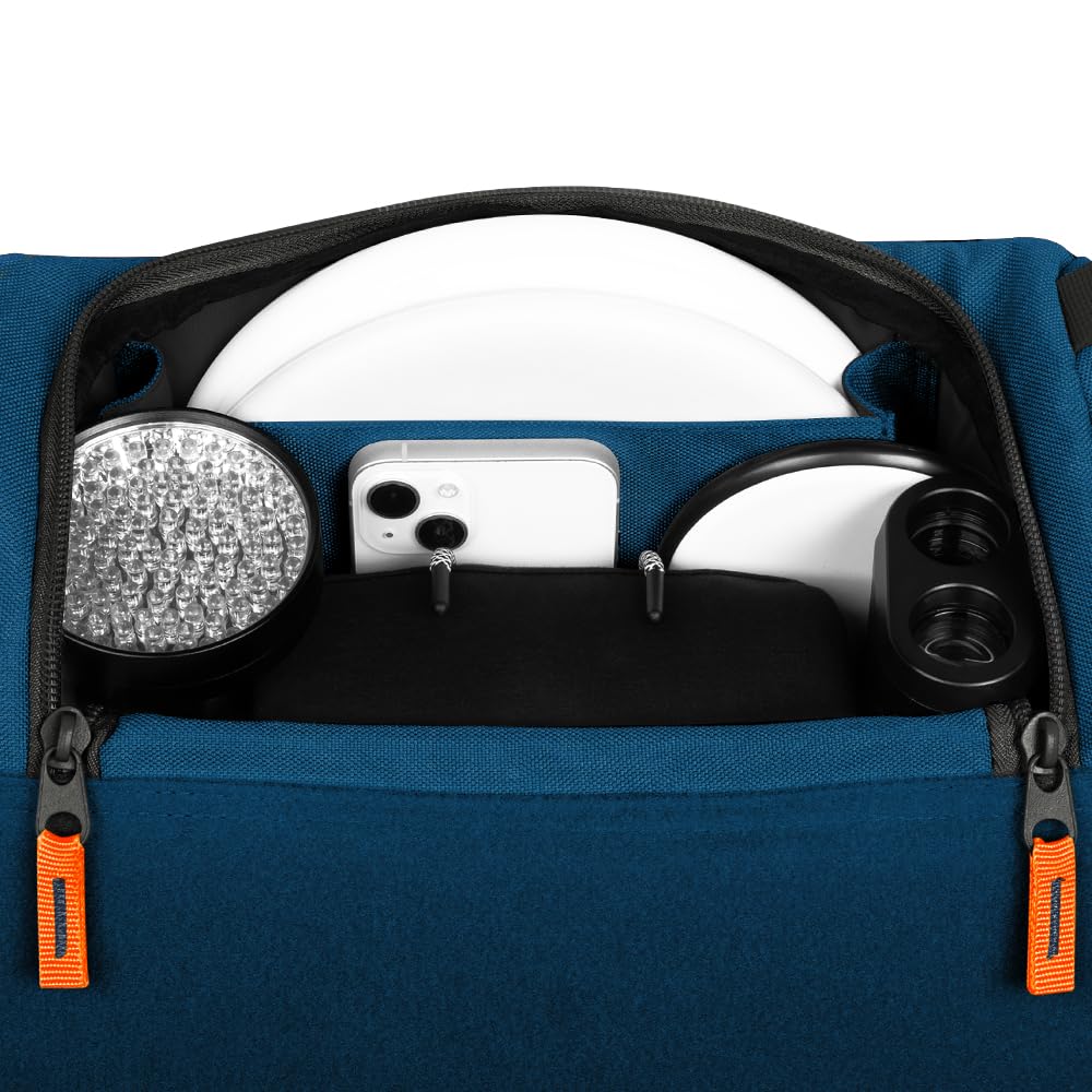 MVP Voyager Slim blue side pockets for accessories and essentials on the go