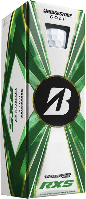 MX Seven Bridgestone Tour B RXS ball packaging shows premium materials for durable on-course use.
